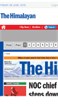 Mobile Screenshot of epaper.thehimalayantimes.com